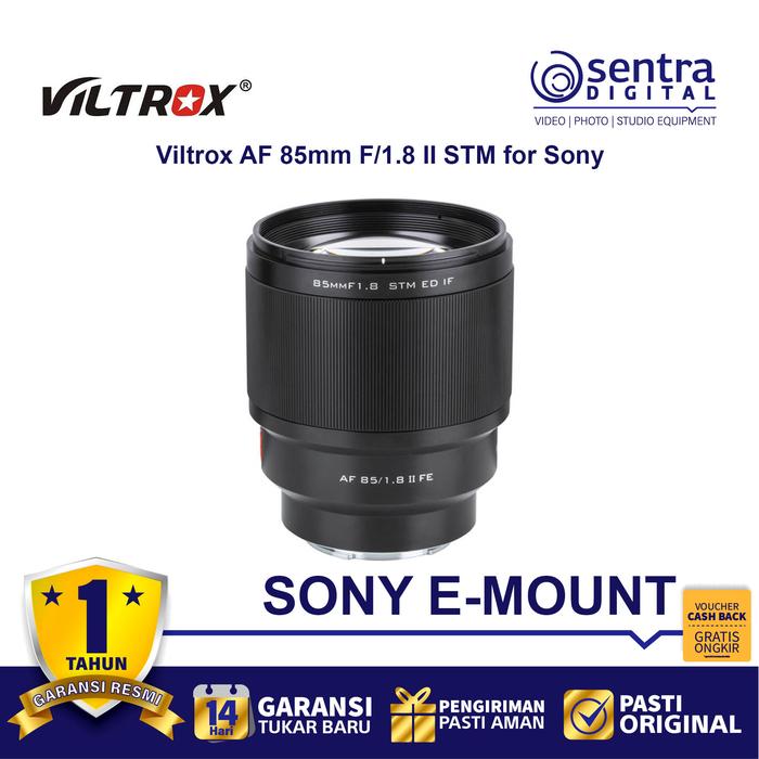 Gambar Viltrox AF 85mm f/1.8 Mark II for Sony E Mount Full-Frame Lens dari Sentra Digital Kota Surabaya Tokopedia