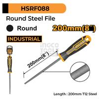 Gambar Round Steel File (200mm/8") INGCO HSRF088 - Kikir Besi Bulat Lingkaran Untuk Logam & Kayu dari INGCO Tools by GUNKA Kota Tangerang Selatan 1 Tokopedia