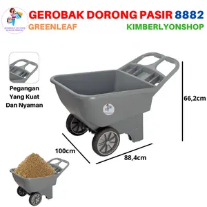 Gerobak Pasir / Gerobak Dorong Bangunan 8882 Green Leaf