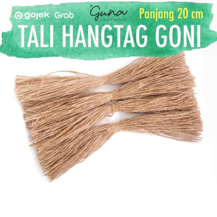Gambar Tali Hangtag Label Bahan Goni - Gantungan Harga Baju - Tali Harga Baju dari Guna Craft House Kota Bandung Tokopedia