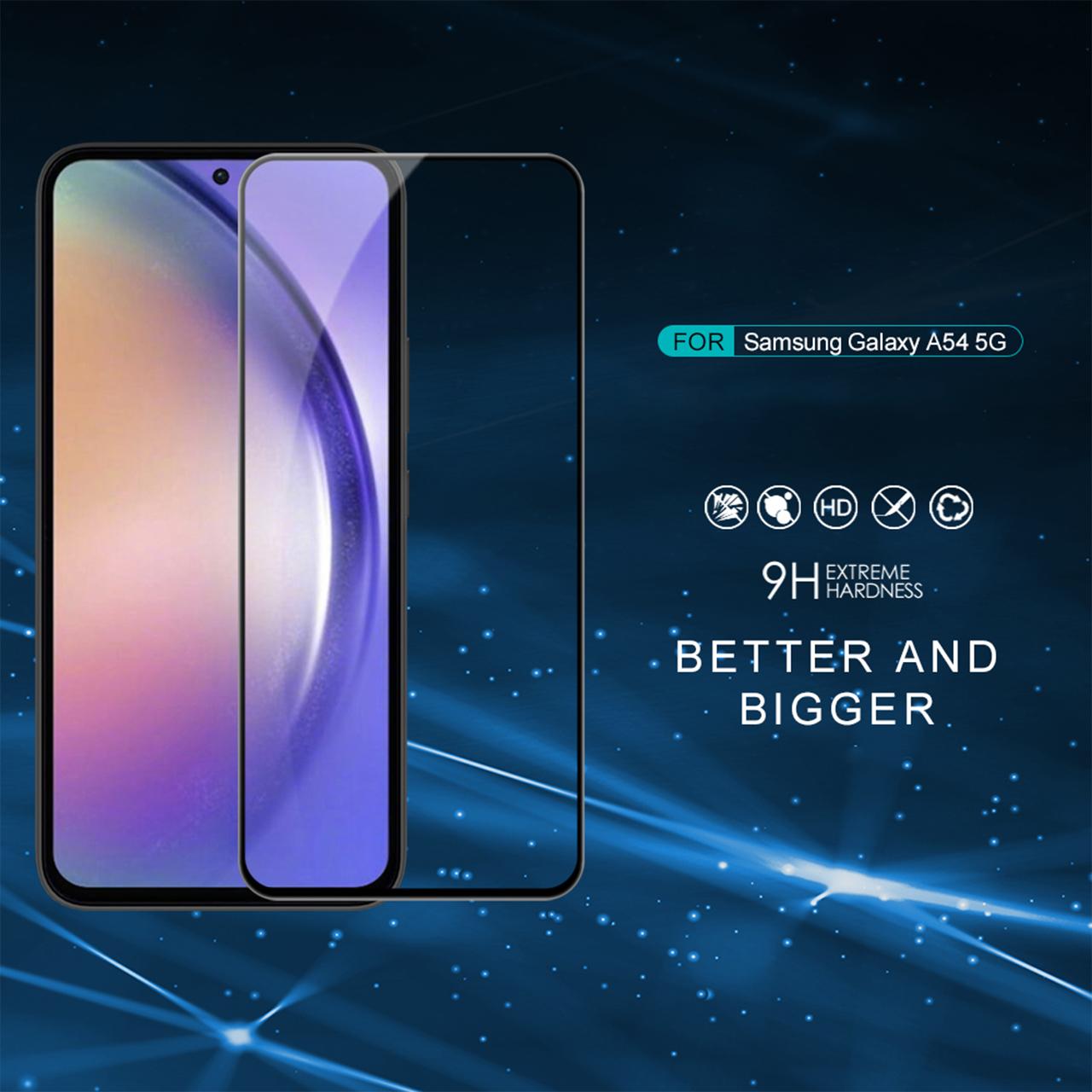 Octagoods Galaxy A54 Tempered Glass 3D Full Cover - Clear SX7036