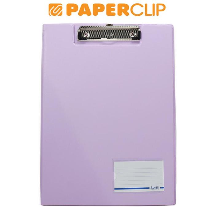 Gambar CLIP BOARD BANTEX 4240 A4 24 LIGHT LILAC dari Paperclip Indonesia Kota Administrasi Jakarta Selatan Tokopedia