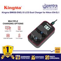 Gambar Kingma BM058-ENEL15 LCD Dual Charger for Nikon EN-EL15 Battery dari Sentra Digital Kota Surabaya 2 Tokopedia