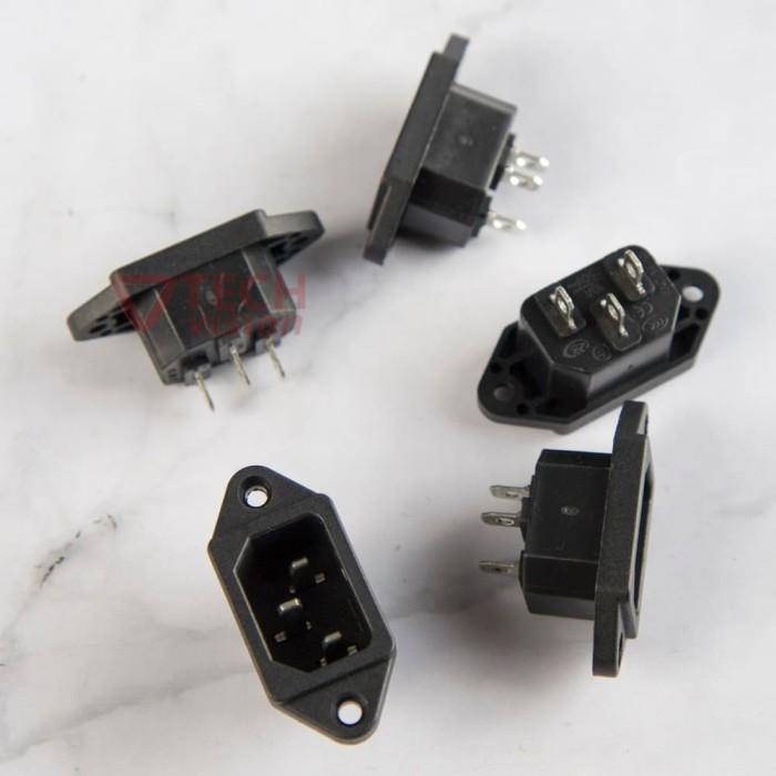 Socket Computer Male Jual Socket AC Komputer Chassis Body Soket Male CPU - Kota Medan ...