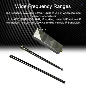 10khz~2ghz USB SDR Receiver 12bit ADC 60DB SDR Receiver