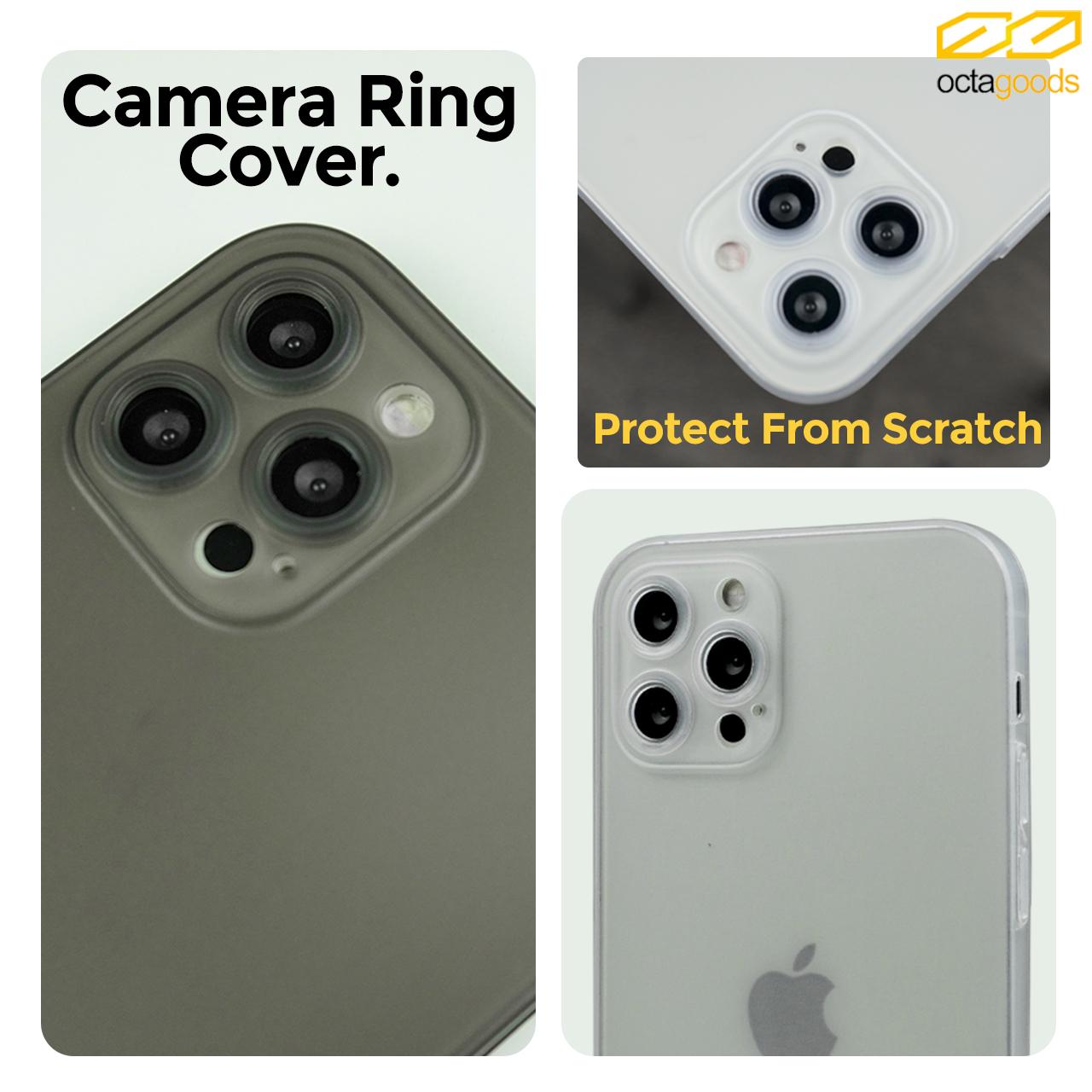 Case iPhone 13 Pro Max Mini Octagoods Matte Slim Hardcase Camera Cover