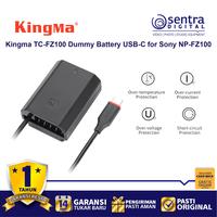 Gambar Kingma TC-FZ100 Dummy Battery USB-C for Sony A6600 A7III A7IV fX3 FX30 dari Sentra Digital Kota Surabaya 2 Tokopedia