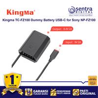 Gambar Kingma TC-FZ100 Dummy Battery USB-C for Sony A6600 A7III A7IV fX3 FX30 dari Sentra Digital Kota Surabaya 4 Tokopedia