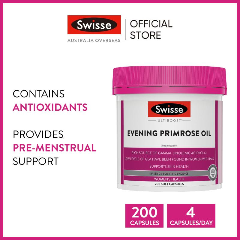 Promo Swisse Ultiboost Evening Primrose Oil 200 Soft Capsules