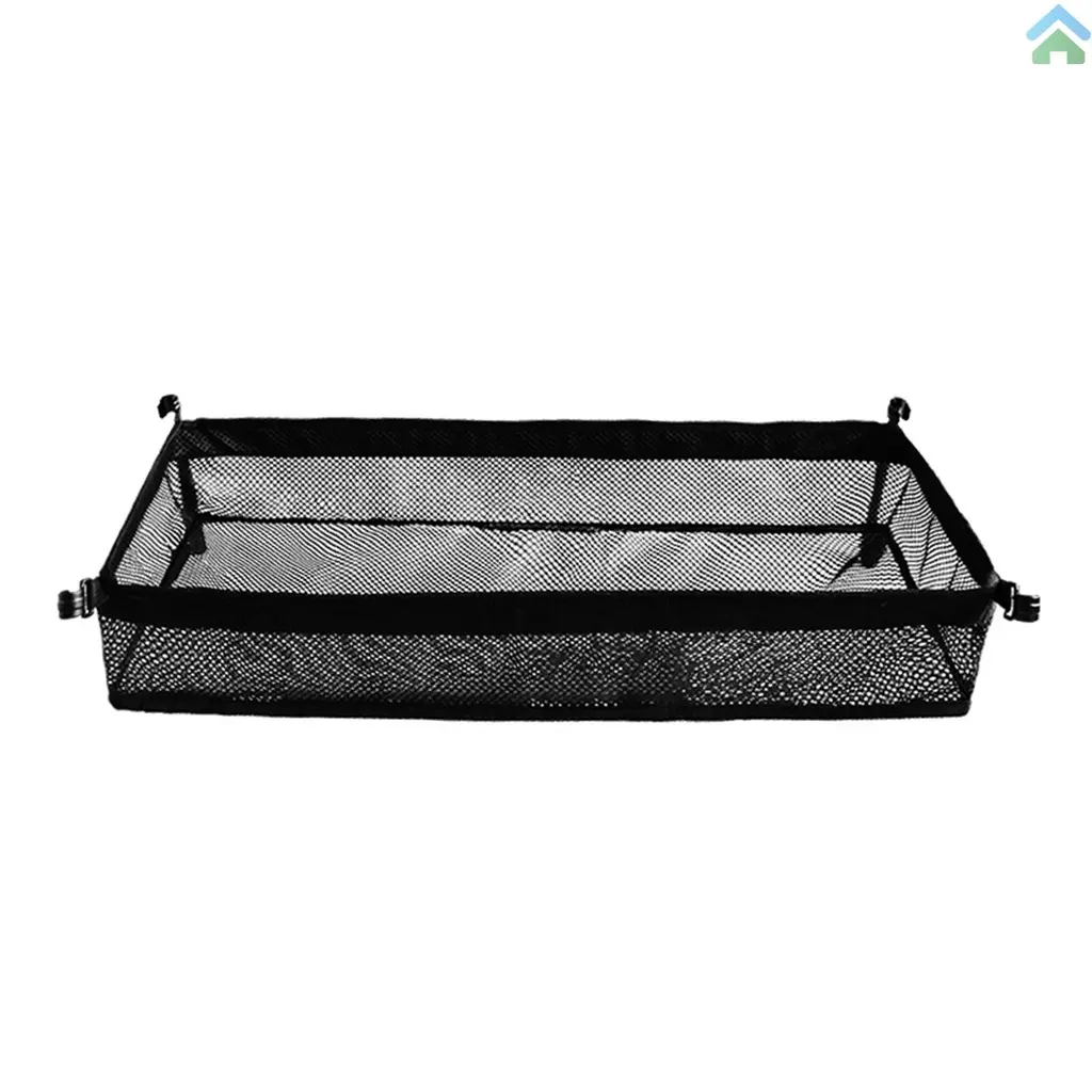 Piknik Bawah Meja Storage Bag Desk Storage Box Tripod Mesh Basket