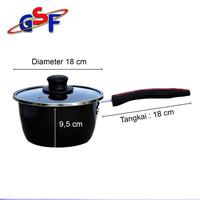Gambar FM-GSF Panci Susu 18 cm Bahan Enamel Tutup Kaca dari Formiana Kota Malang 3 Tokopedia