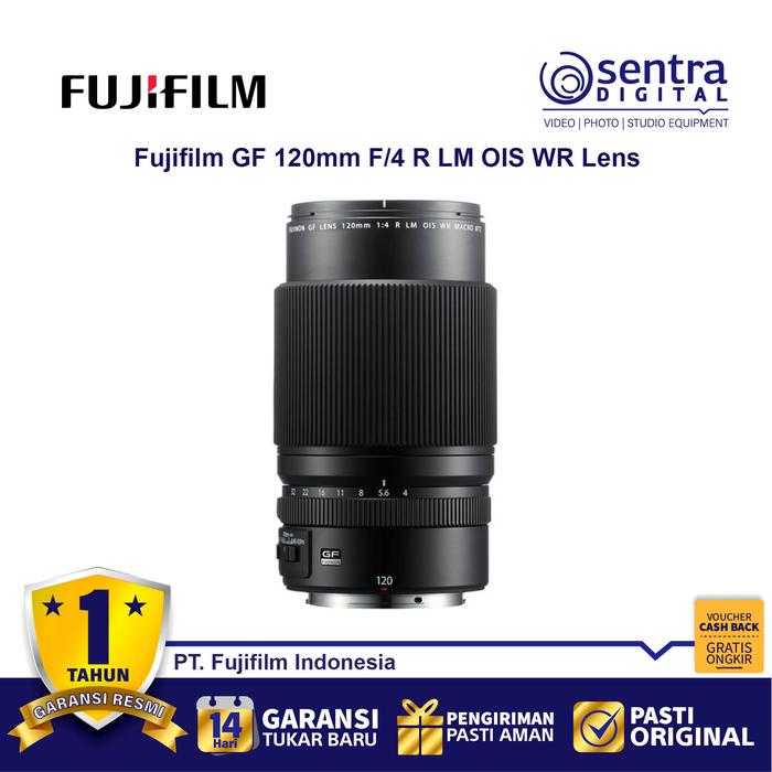 Gambar Fujifilm GF 120mm f/4 Macro R LM OIS WR Lens dari Sentra Digital Kota Surabaya Tokopedia