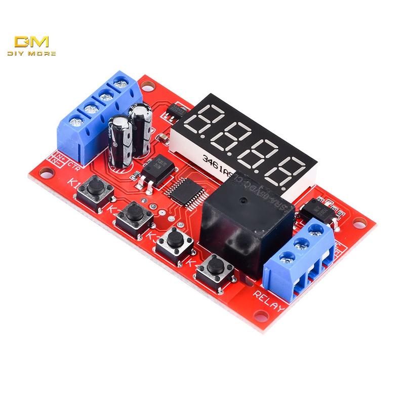 Time Delay Relay DC 5V 12V 24V Modul Timer Trigger Cycle Delay - Shop ...
