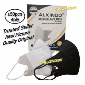 Masker Duckbill 3ply & 4ply 50pcs Earloop