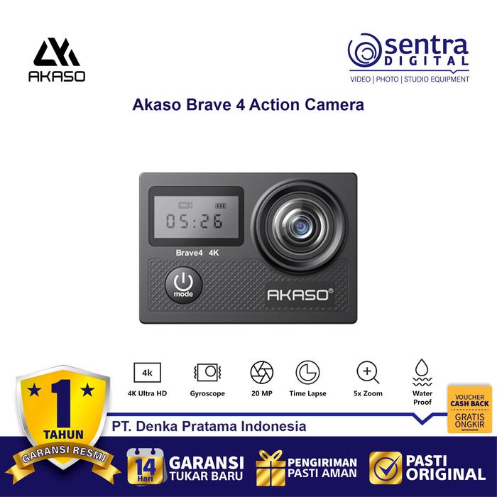 Gambar Akaso Brave 4 Action Camera dari Sentra Digital Kota Surabaya Tokopedia