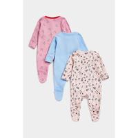 Gambar Mothercare Sleepsuit 3Pk - Set Pakaian Tidur Bayi Perempuan (Multi) - 3-6 Bulan dari Mothercare Indonesia Kota Administrasi Jakarta Selatan 2 Tokopedia