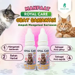 Royal Care 10ML Obat Sariawan dan Bau Mulut Aman Untuk Kucing Hamil