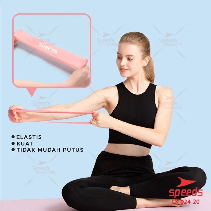 JAMINAN ASLI SPEEDS RESISTANCE LOOP BANDS YOGA BAND / KARET YOGA 4
