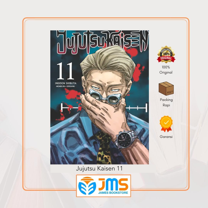 Gambar Buku Komik Manga Jujutsu Kaisen 11 by Gege Akutami dari JAMES Bookstore Official Kota Administrasi Jakarta Pusat Tokopedia