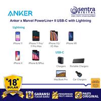 Gambar Kabel Charger Anker x Marvel PowerLine+ II USB Type C To Lightning 6ft dari Sentra Digital Kota Surabaya 3 Tokopedia