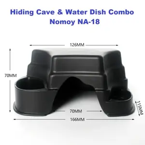 Hiding Cave Tempat Sembunyi n Tempat Minum Reptil Gecko NOMOY NA-18