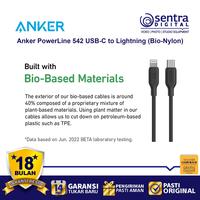 Gambar Kabel Anker 542 USB Type C To Lightning 3ft Bio-Based - A80B5 dari Sentra Digital Kota Surabaya 3 Tokopedia