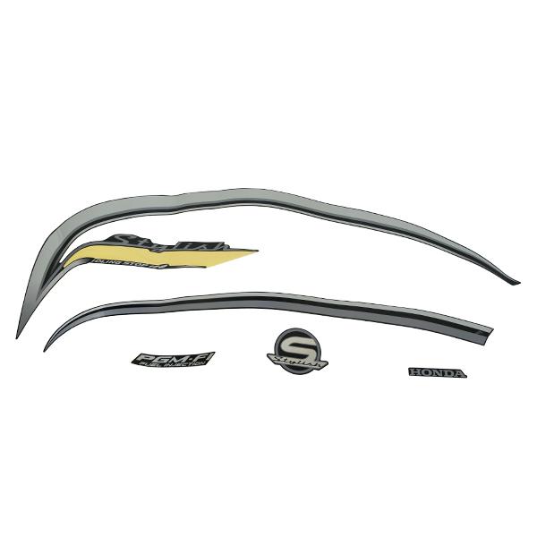 Gambar Sticker Body Set Kiri Hitam Coklat Scoopy eSP K16R 871X0K16A40ZAL dari Honda Cengkareng Kota Tangerang Tokopedia