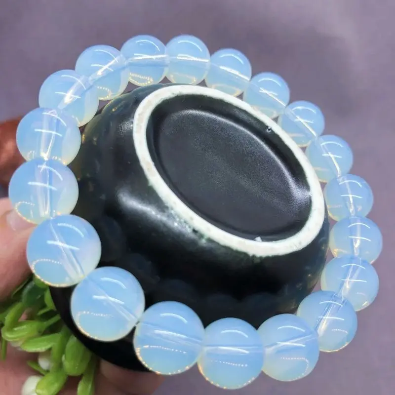 Gelang Batu Moonstone Barjad api white Opal