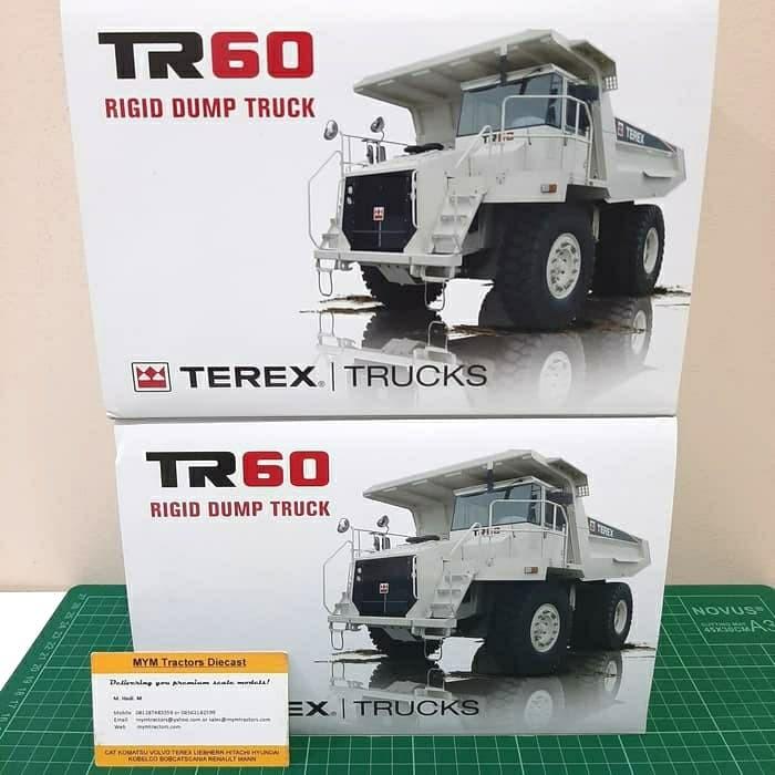 Jual Miniatur Alat Berat Diecast Terex TR60 Dump Truck (1:50