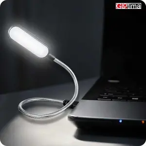 Lampu Baca Mini LED Reading Lamp Flexible USB Plug 5V FM