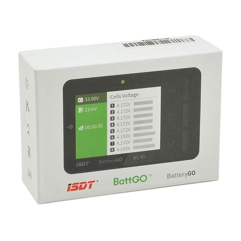 ISDT BattGo BG-8S – Testeur De Batterie Intelligent Avec LCD Couleur, Équilibrage Auto, Charge Rapide QC 3.0 – Pour LiPo, LiFe, Li-ion, NiMH, NiCd 1-8S
