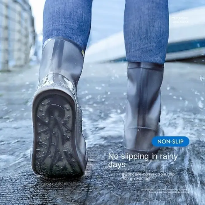 Cover Sepatu Anti Air Hujan Sarung Sepatu Mantel Pelindung Sepatu 5