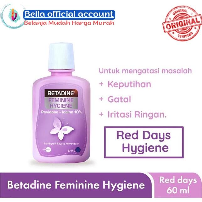 BETADINE Feminine Hygiene 60 mL pembersih kewanitaan obat keputihan