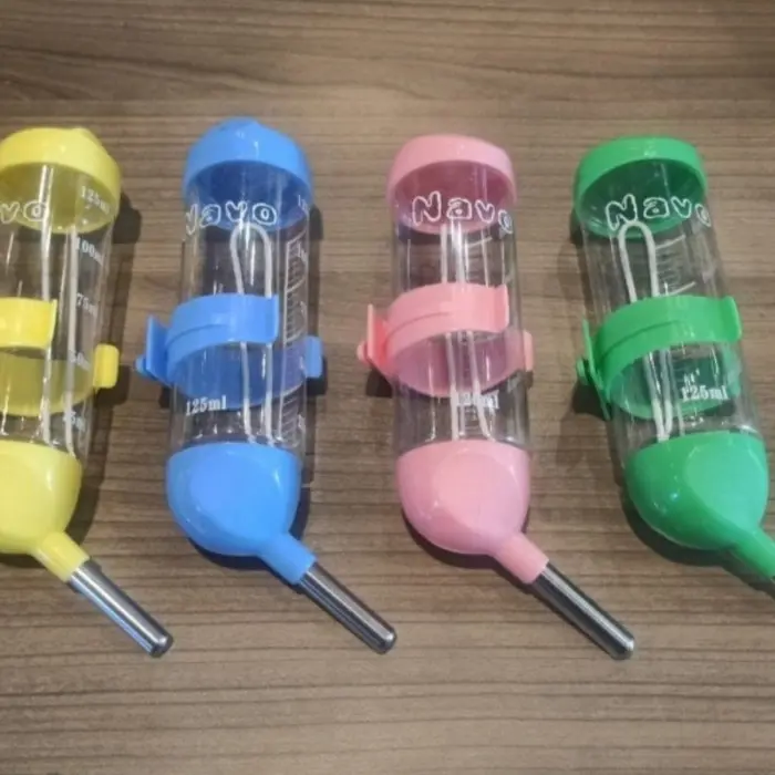 Dispenser Botol Air Hamster Plastik Botol Minum Hewan Peliharaa