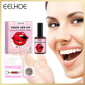 MURAH Eelhoe DIY Tooth Gem Set Safe Easy Crystal Tooth Gem Beautiful W