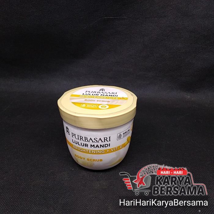 Gambar BODY SCRUB PURBASARI BRIGHTENING + VIT.E LULUR MANDI 200GR dari HariHariKaryaBersama Kota Medan Tokopedia