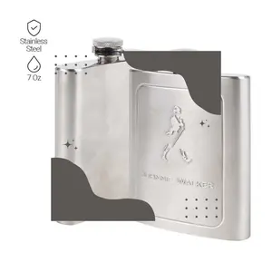 Terbaru Hip Flask Stainless Steel 7 Oz