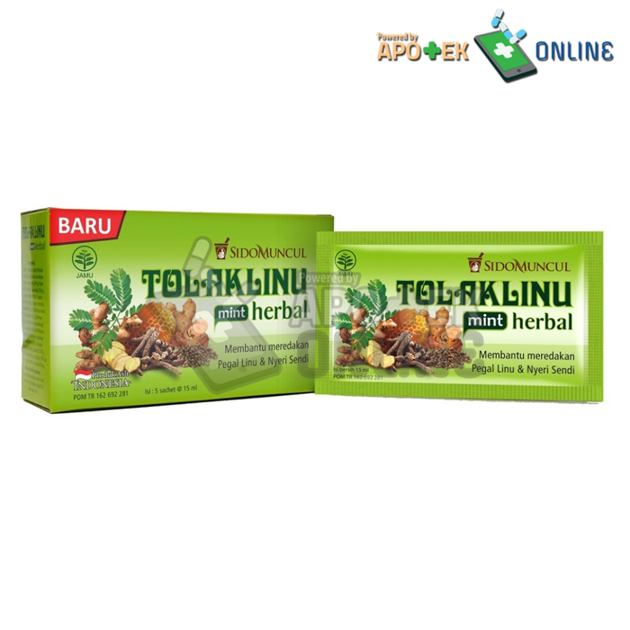 Gambar TOLAK LINU HERBAL MINT SACHET 15 ML dari Apotek Prima Bogor Tengah Kota Bogor Tokopedia