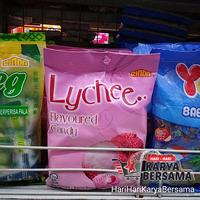 Gambar PERMEN RINDA LYCHEE FLAVOURED CANDY BAG 120GR dari HariHariKaryaBersama Kota Medan 4 Tokopedia