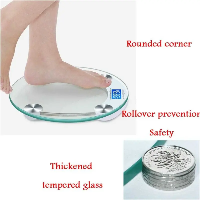 Alat Timbang Timbangan Badan Digital Body Fat Weight Scale 180Kg 3