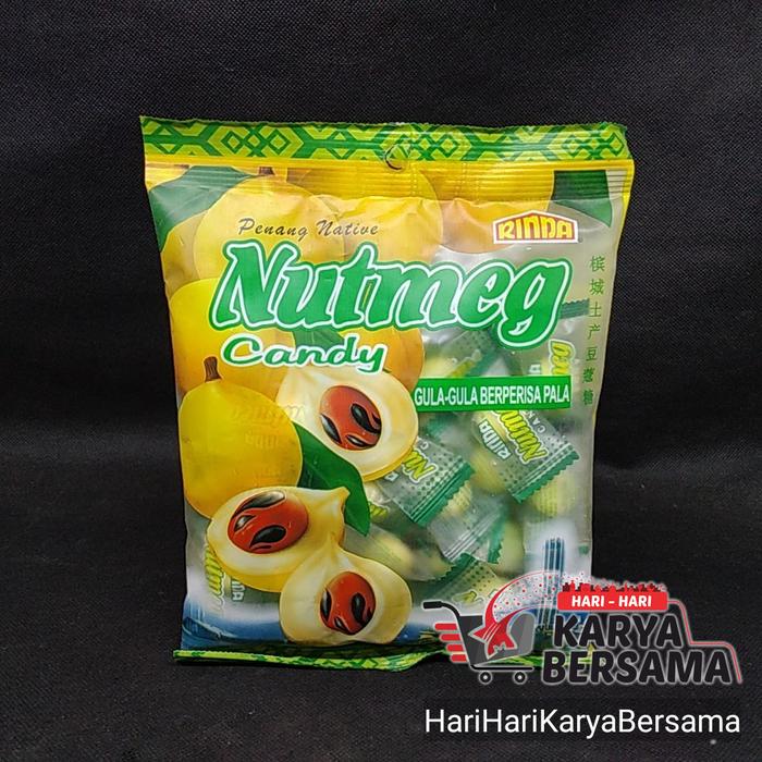 Gambar PERMEN RINDA NUTMEG CANDY BAG 200GR dari HariHariKaryaBersama Kota Medan Tokopedia