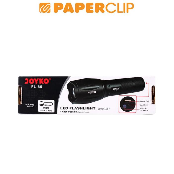 Gambar SENTER  / LED FLASHLIGHT JOYKO FL-85 dari Paperclip Indonesia Kota Administrasi Jakarta Selatan Tokopedia