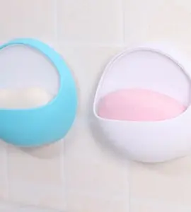 Gantungan Tempel untuk Tempat Sabun Sikat Spons di Kran Wastafel hok