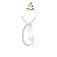 Gambar Liontin Alphabet Love Series Swan Jewellery - G dari Swan Jewellery Kota Administrasi Jakarta Selatan 4 Tokopedia