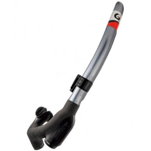 Gull Snorkel Super Bullet Black Silicone Samba Silver