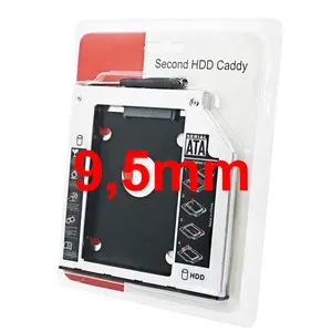 SSD HDD Caddy Slim 9.5mm SATA DVD Slot Hardisk Laptop -HRCB