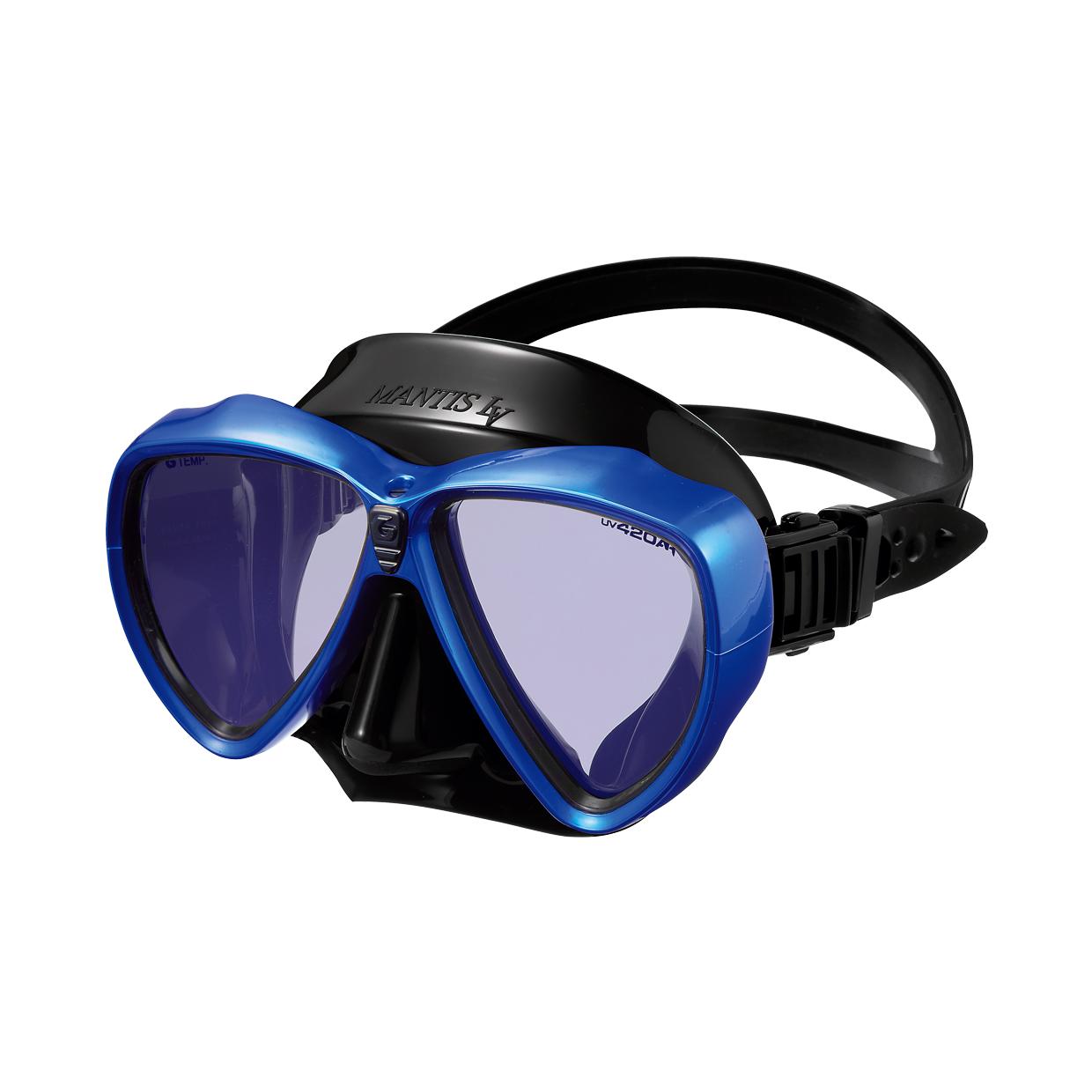 Diving Mask Gull Mantis LV Bk Silicone UV420+AR CUT Midnight Blue