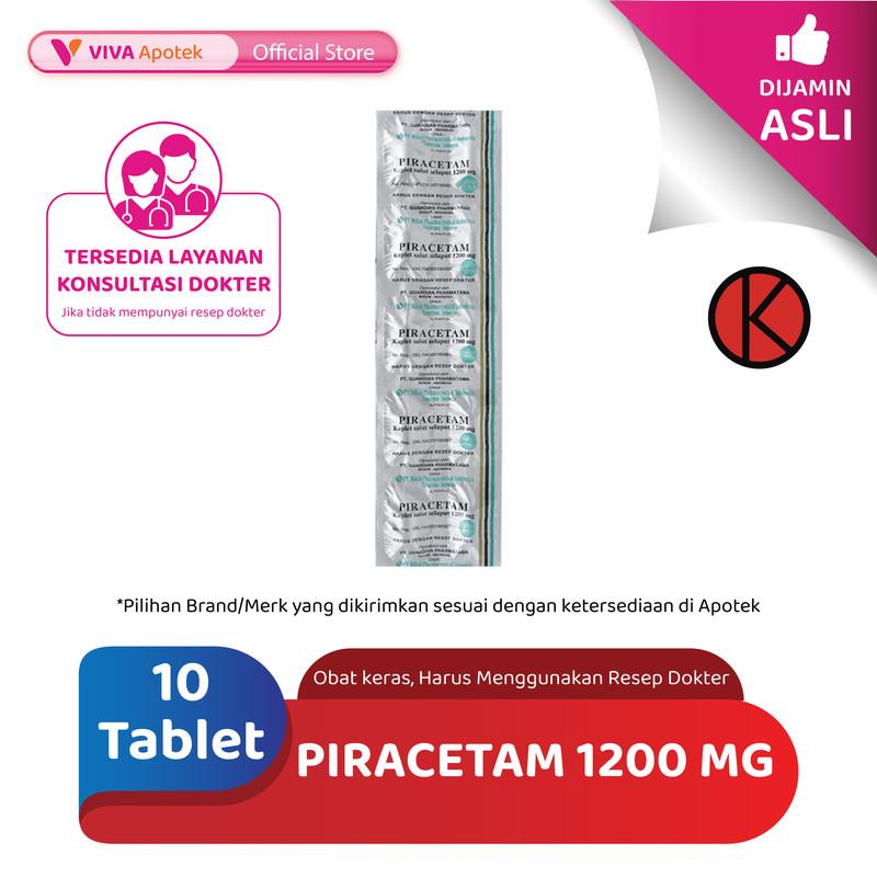 Piracetam Hexpharm Jaya 1200 mg Strip 10 Kaplet