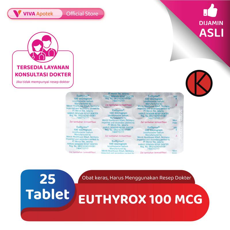 Euthyrox 100 mcg (25 Tablet)
