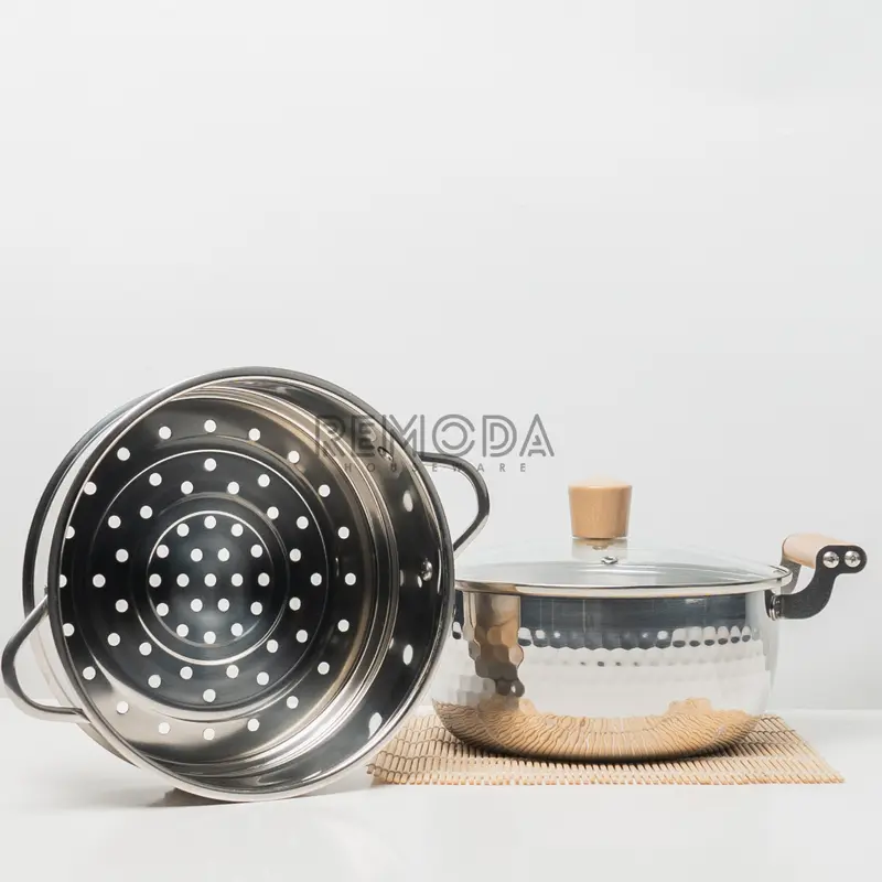 Calypso Korean Steamer Pot Panci Rebus Korea dan Kukusan 20-22cm SS 2